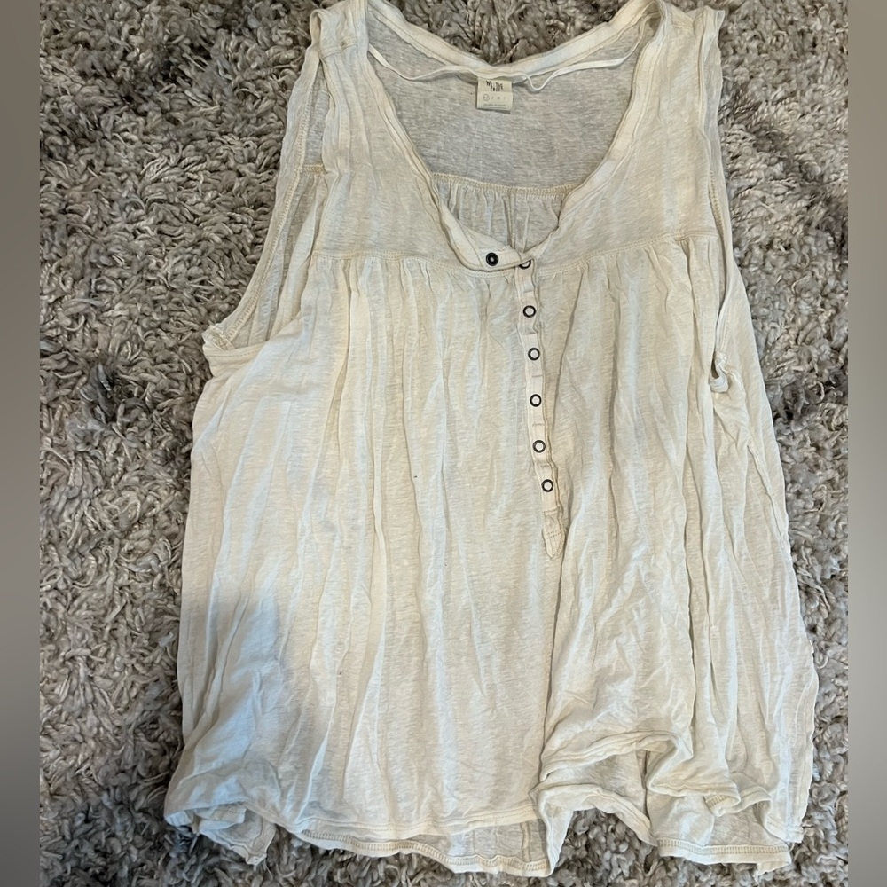We the free XS white tank top